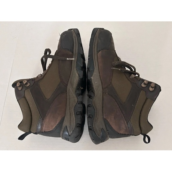 Timberland PRO | Mens Size 9 Keele Ridge Steel Toe Waterproof Work Boots Brown main image 6